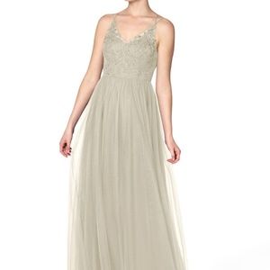 Azazie Taupe Dariela Bridesmaid Dress